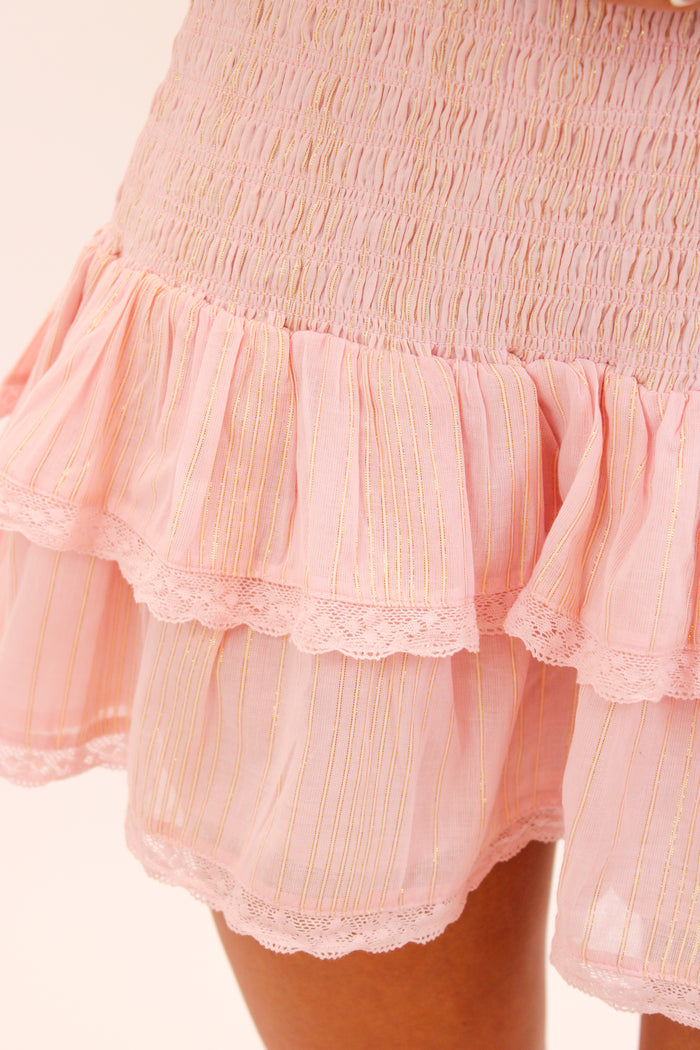 Sherina Dress, Pink Shimmer