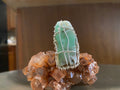 SILVER+CHRYSOPRASE RING