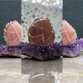 SILVER+PINK OPAL RING
