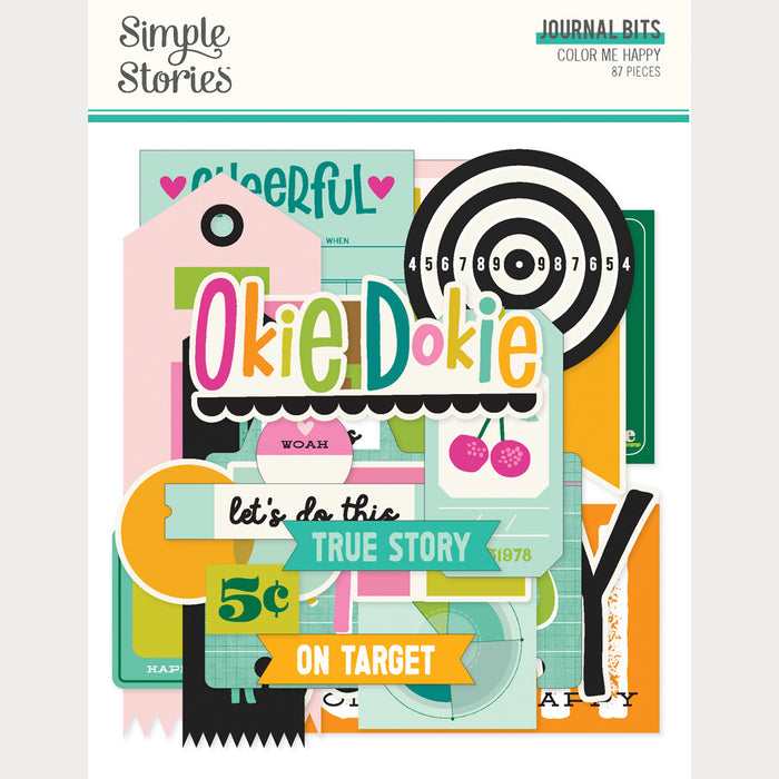 Simple Stories, Journal Bits & Pieces, Color Me Happy