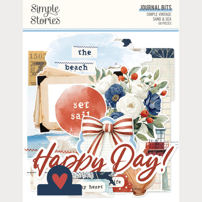 Simple Stories, Journal Bits & Pieces, Simple Vintage Sand & Sea