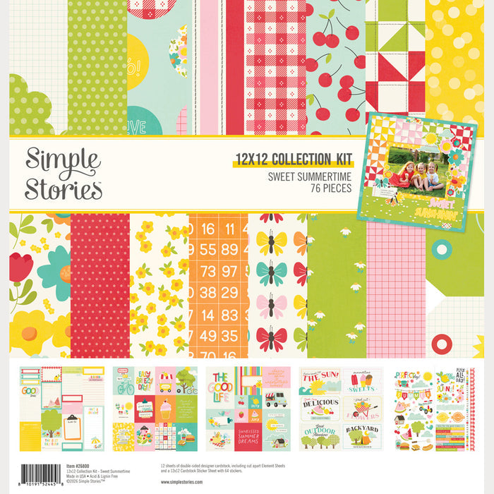 Simple Stories, Sweet Summertime Paper pack