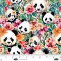 Single Layer Cotton Blanket - Panda Paradise Digital Packed Pandas Cotton