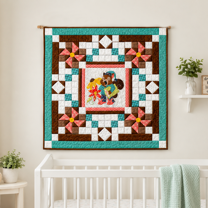 Sleepy Squirrel Baby Quilt Pattern