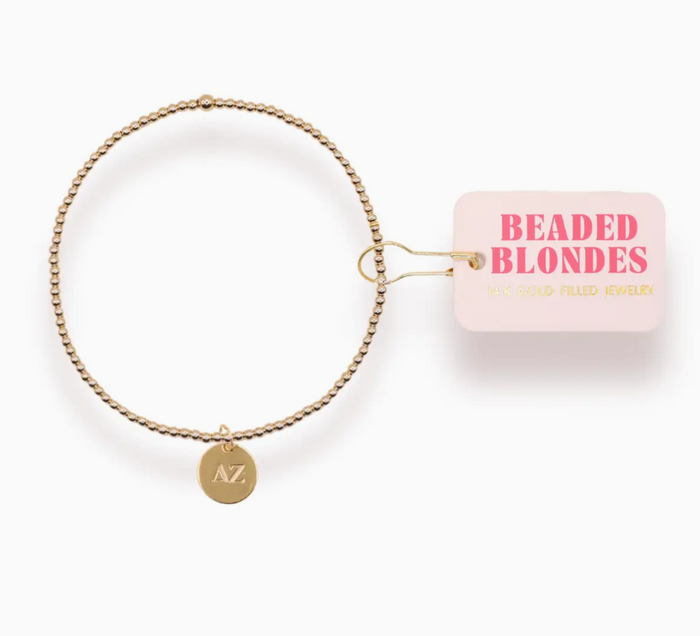 Sorority Beaded Charm Bracelet