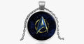Star Trek Inspired Glass Pendant