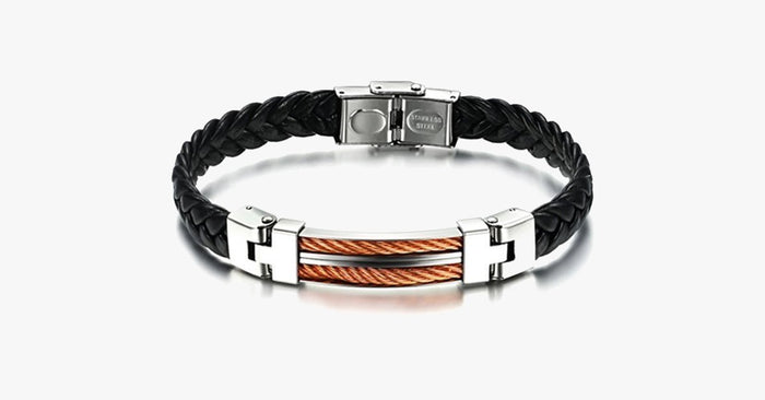 Strong Rope Stainless Steel Men's Bracelet