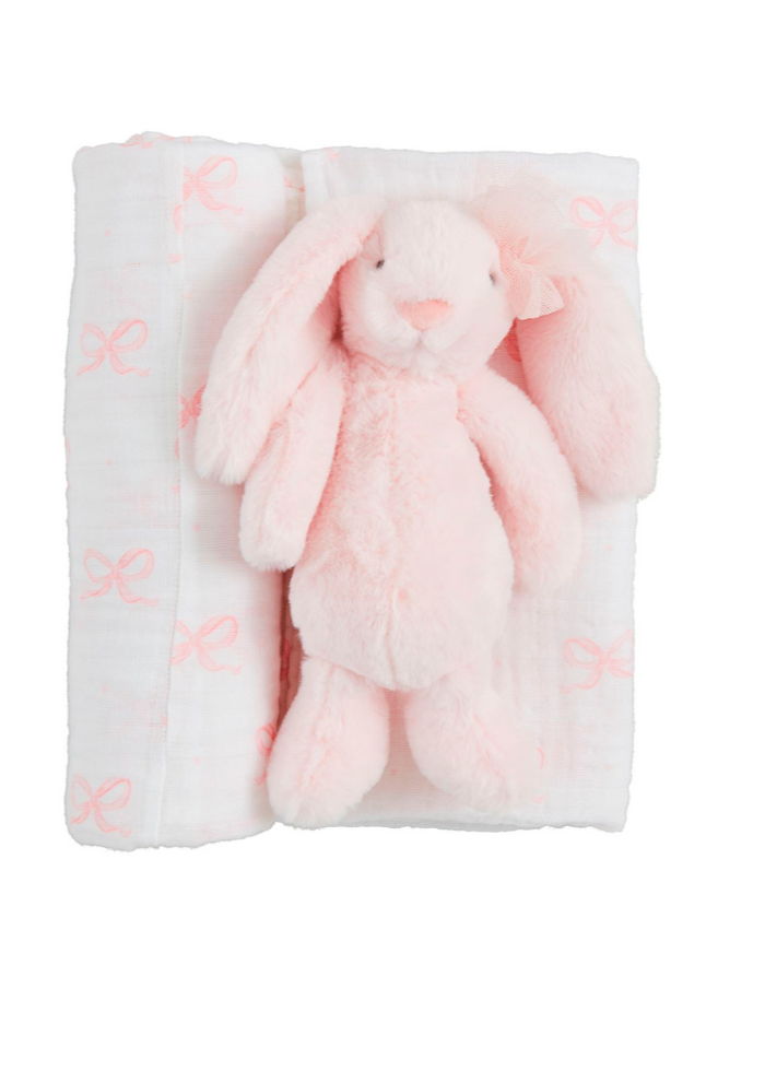 Swaddle & Rattle Set