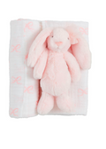 Swaddle & Rattle Set