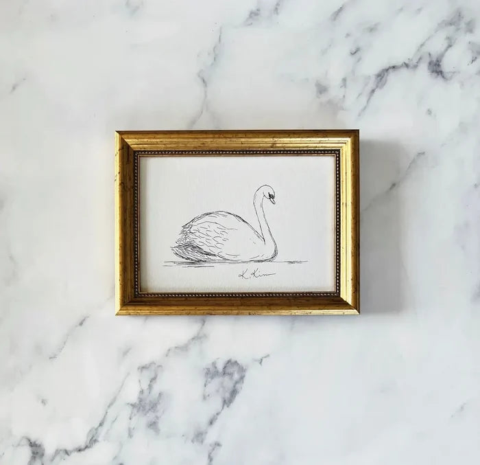 SWAN - ART PRINT (UNFRAMED)