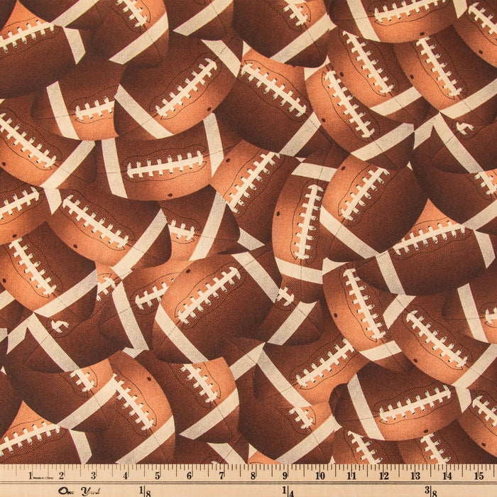 Table Runners & Placemats - Footballs Cotton Calico