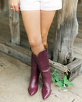 The LeAnn Boots, Dark Cherry