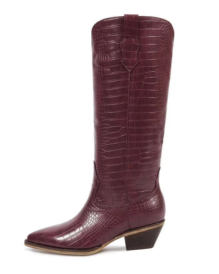 The LeAnn Boots, Dark Cherry