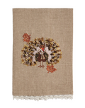 TURKEY BEADED EMBROIDERY TOWEL