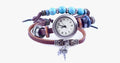 Turquoise Beads Leather Watch