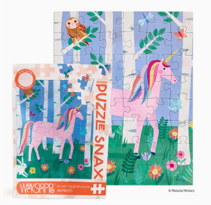 Unicorn Forest 48 Piece Puzzle Snax