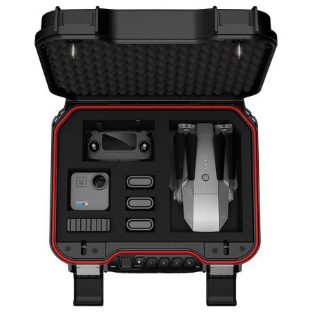 Vaultek Lifepod XRBi Biometric Weather Resistant Firearm Case Open with Items Inside