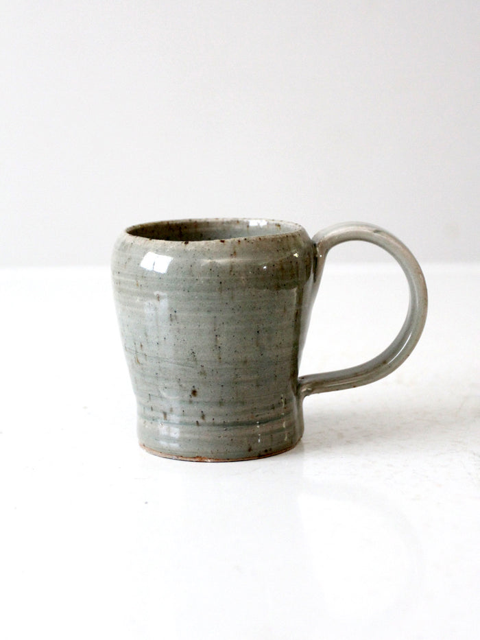 vintage handmade studio pottery mug