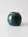 vintage handmade studio pottery vase