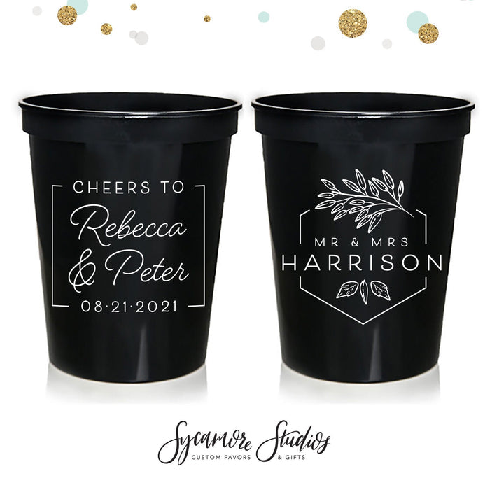 Wedding Stadium Cups #174 - Cheers to The Mr and Mrs