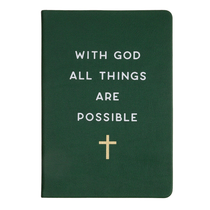 WITH GOD ALL THINGS ARE POSSIBLE JOURNAL